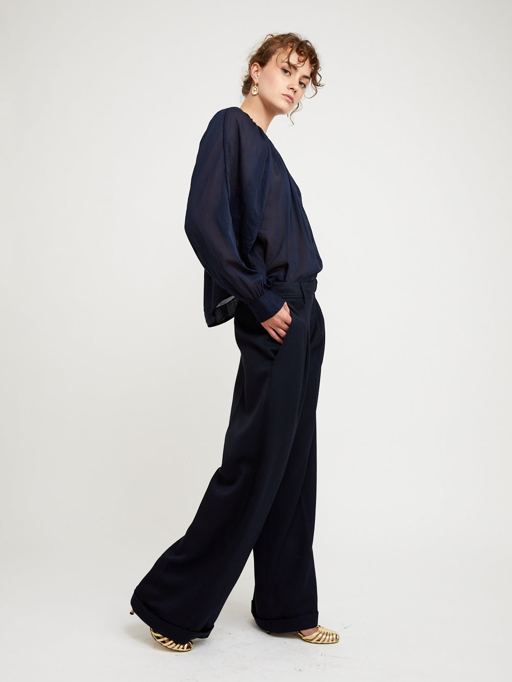 NOTTE WOOL TROUSERS