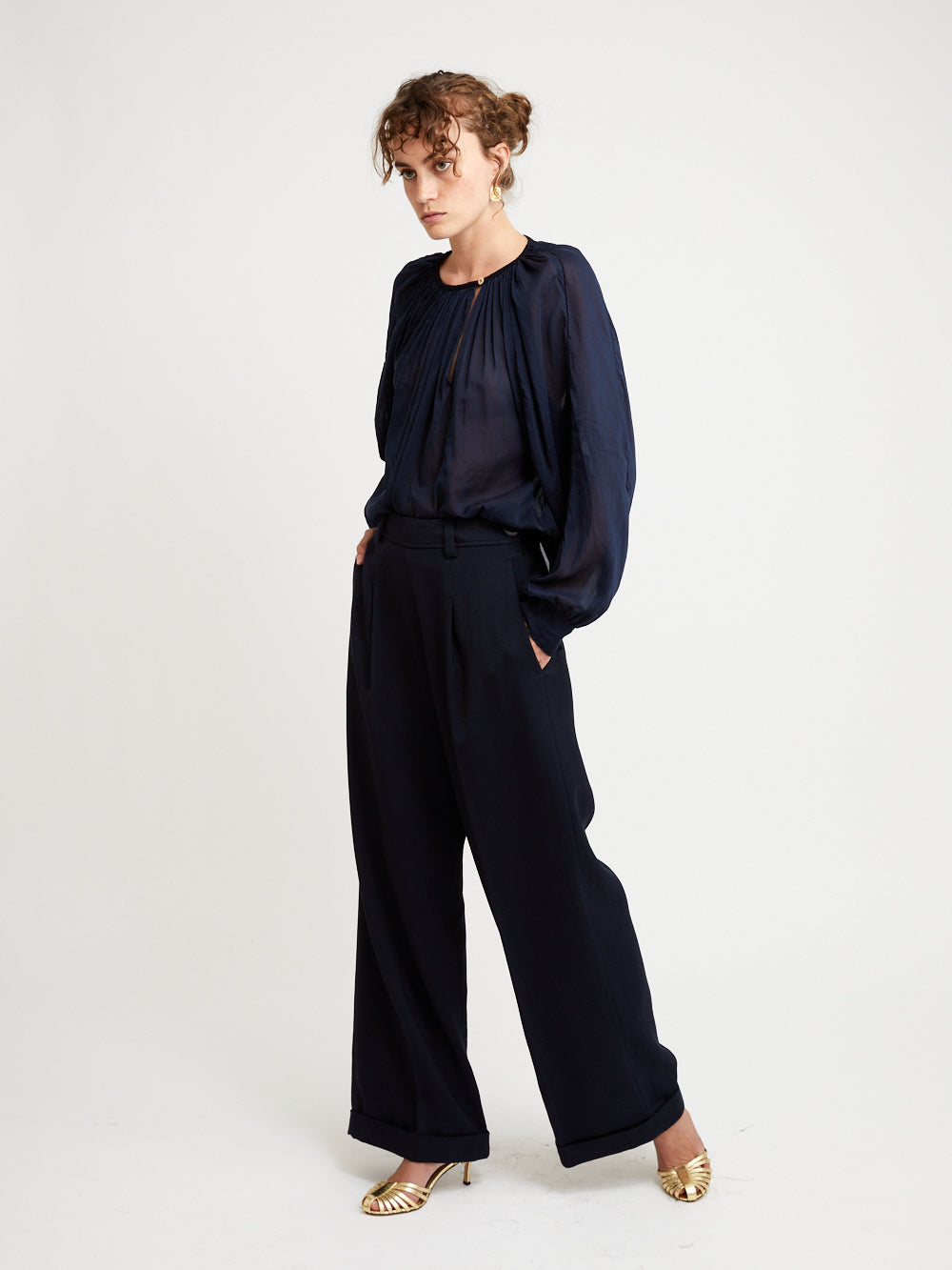 NOTTE WOOL TROUSERS