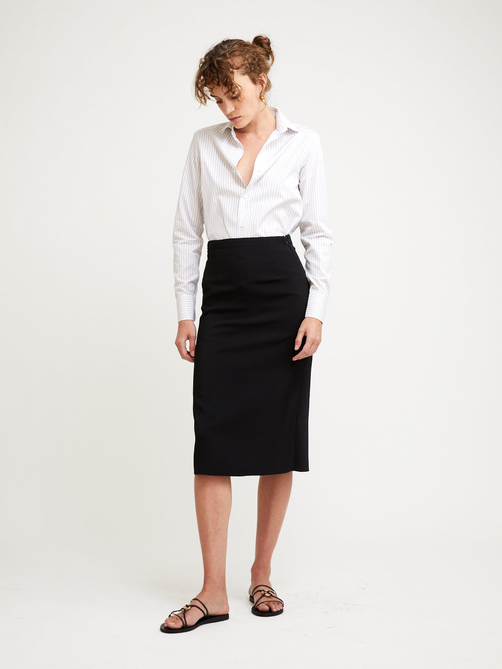 STRETCH CADY PENCIL Skirt