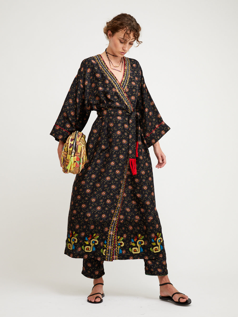 ROBE KING EN SOIE NOIRE