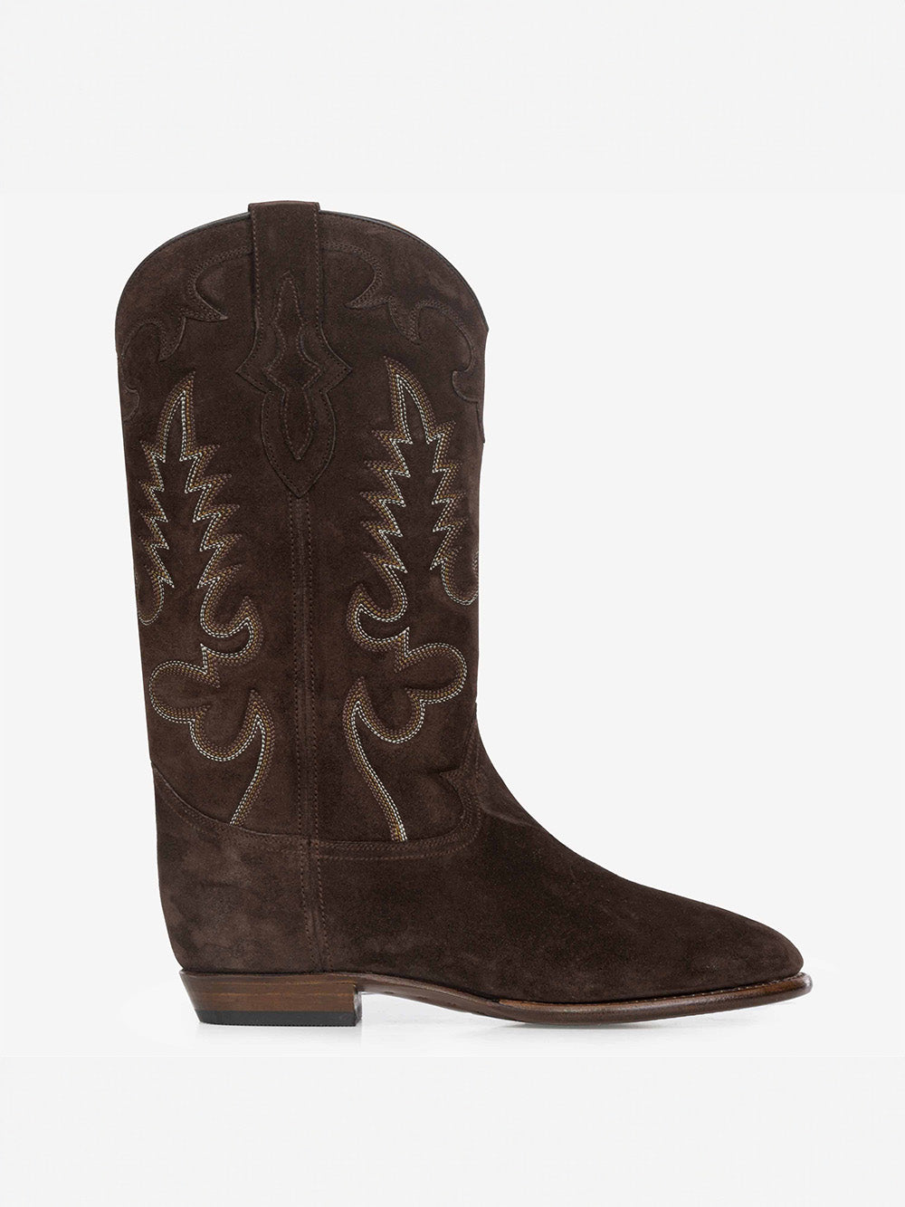 MIDNIGHT SUEDE BROWN BOOTS