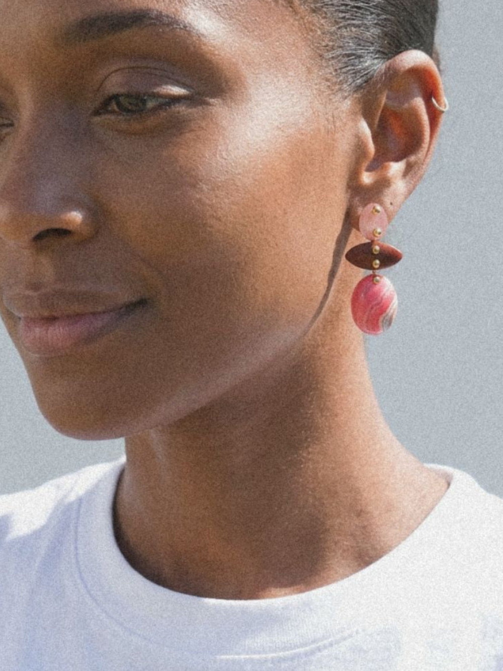 BOUCLES D'OREILLES AVALON TRICOLORE