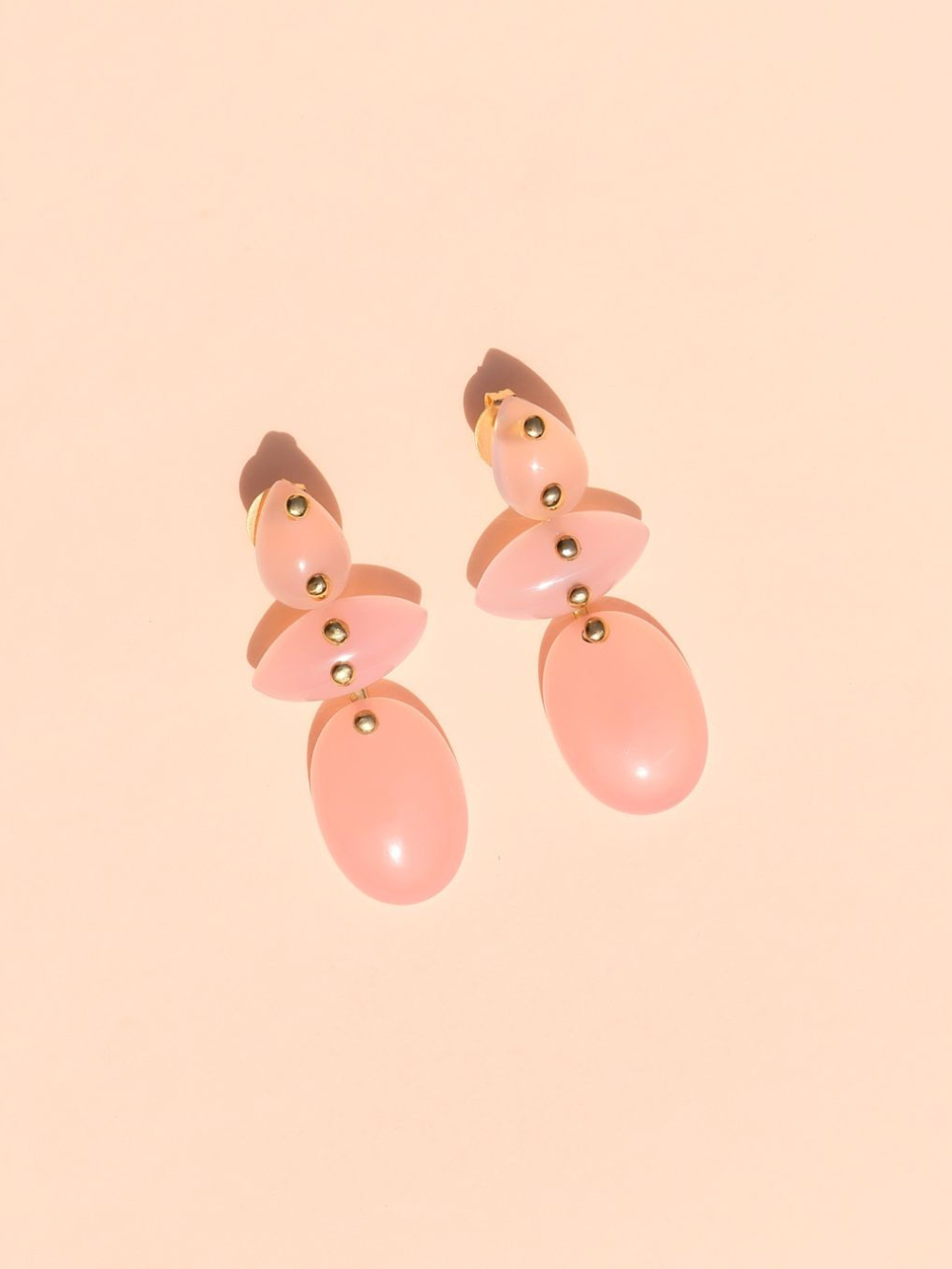 AVALON PINK CHALCEDONY EARRINGS