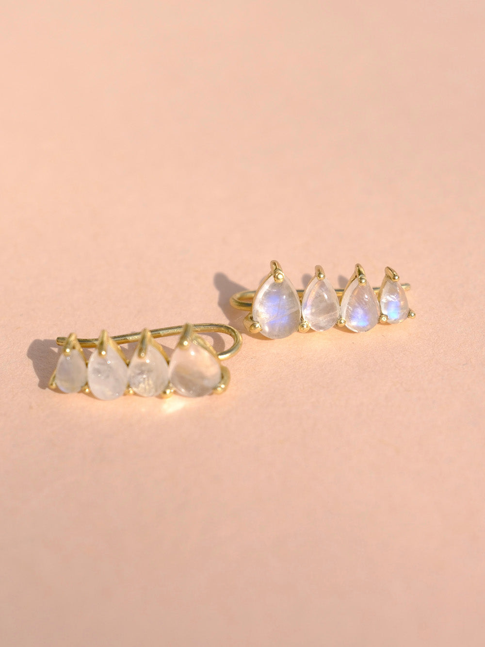 BOUCLES D'OREILLES NACARA PIERRE DE LUNE