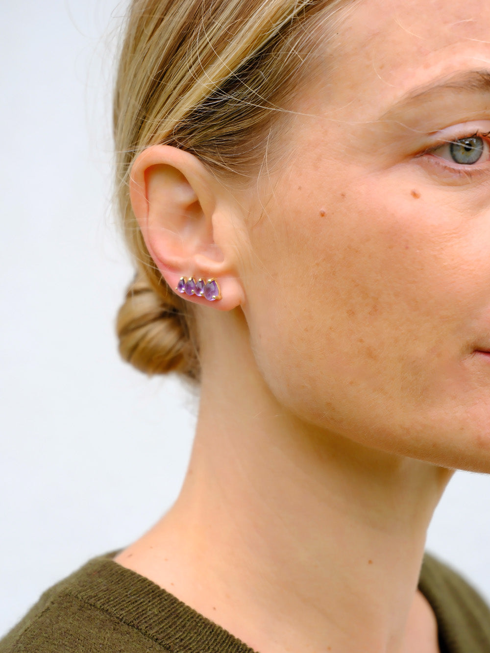 BOUCLES D'OREILLES NACARA AMÉTHYSTE