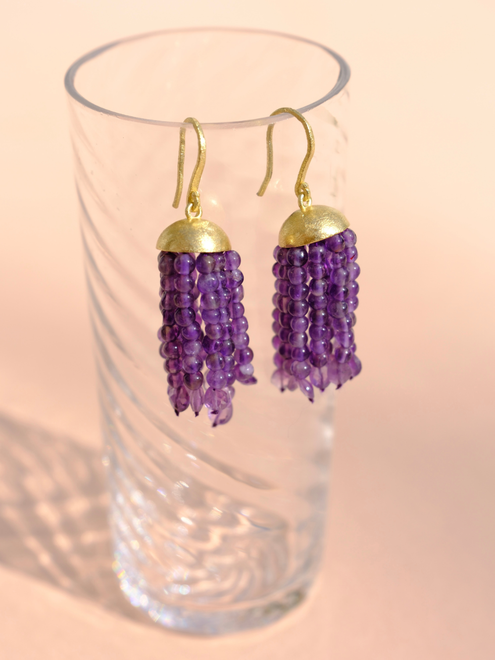 Amethyst Swing Earrings