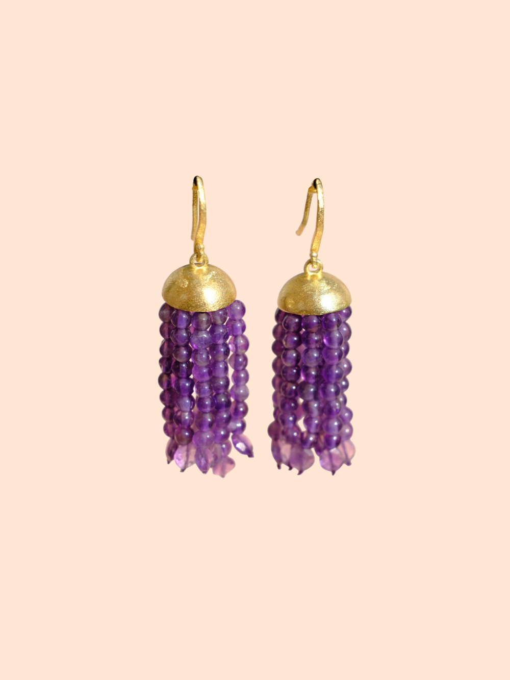 Amethyst Swing Earrings