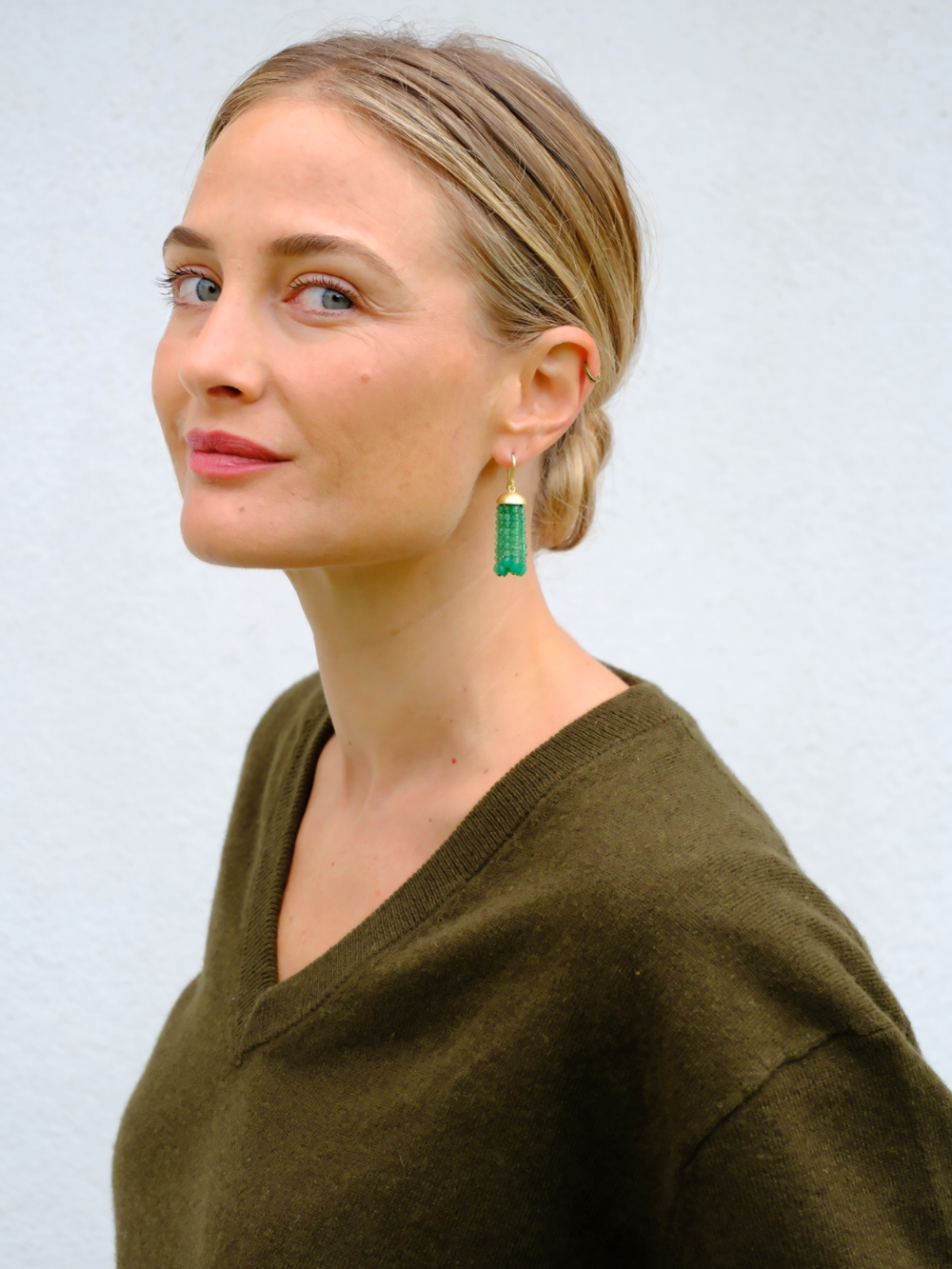 CHRYSOPRASE SWING EARRINGS