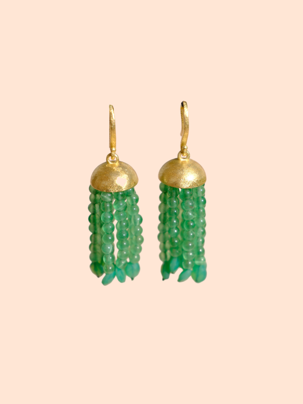 CHRYSOPRASE SWING EARRINGS
