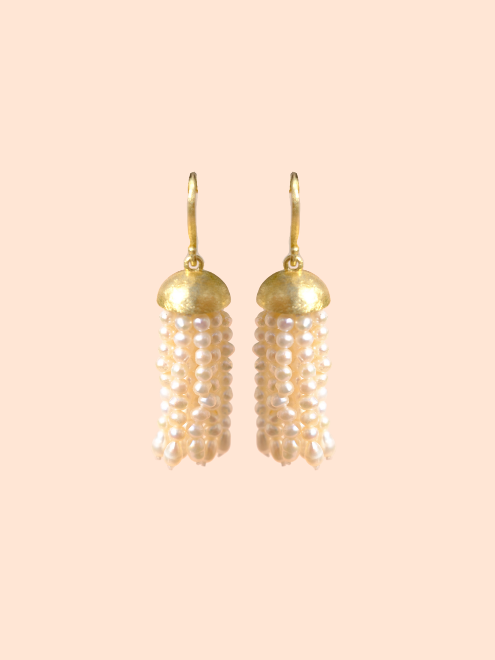 SWING WHITE PEARL EARRINGS
