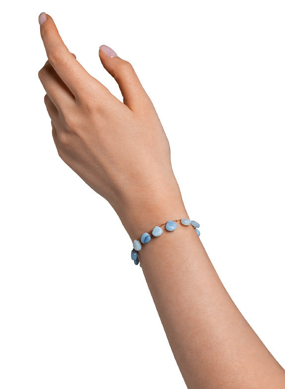 BRACELET BERRYBLUE OPALE BLEUE