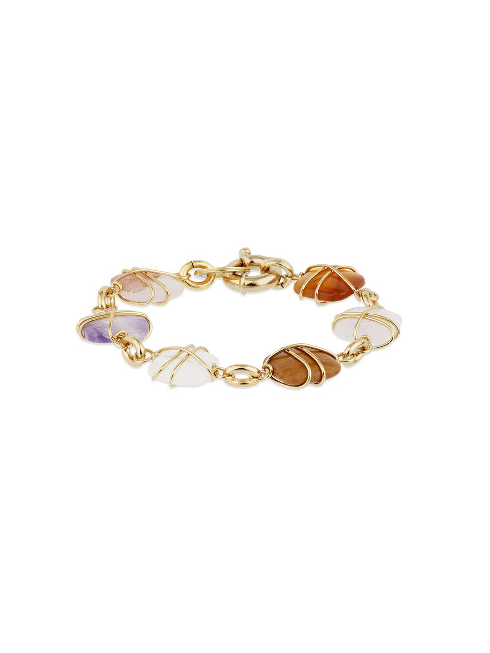 RAINBOW CORNELINE & AMAZONITE BRACELET