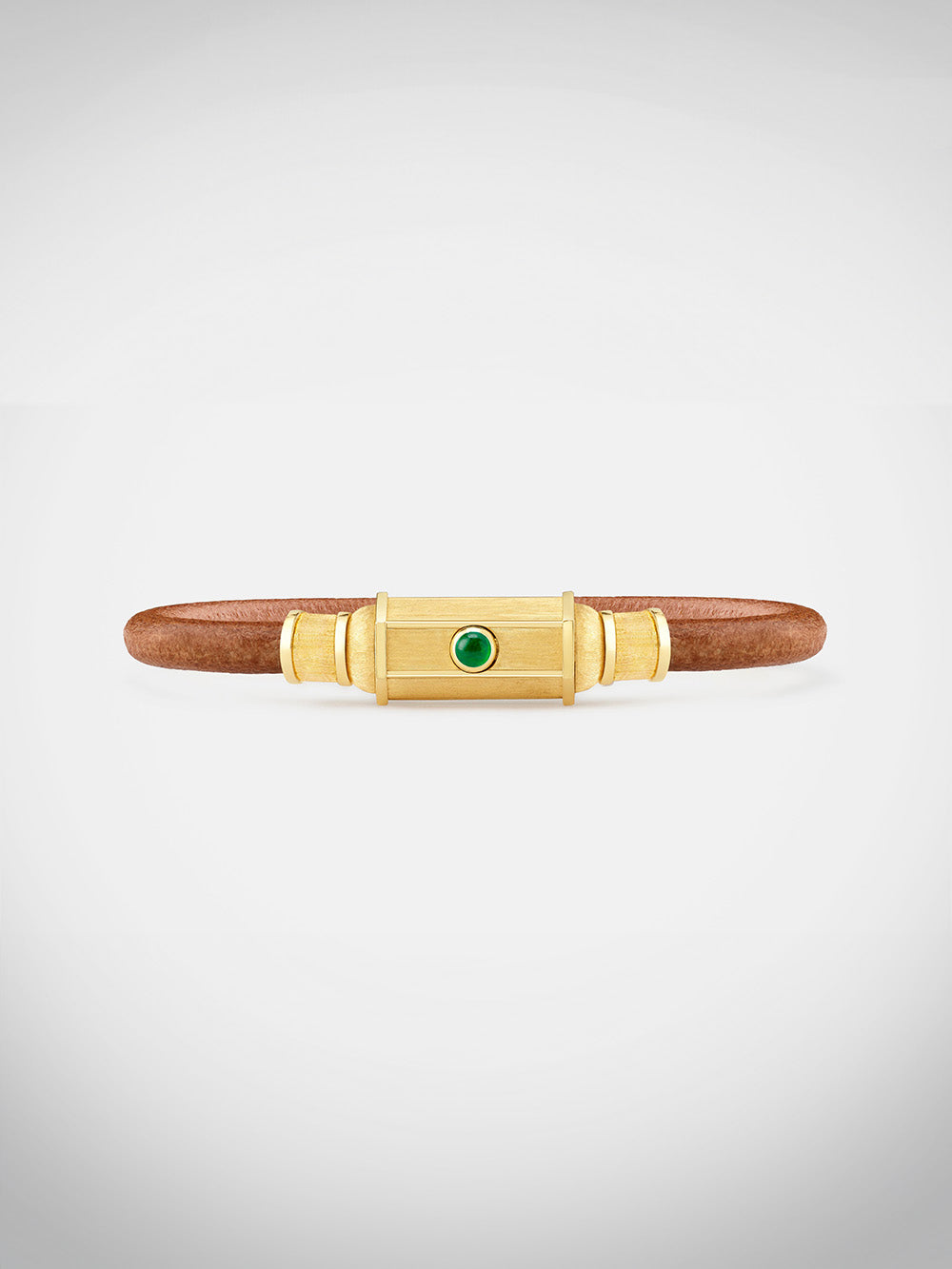 EMERALD LASSO LOCKET BRACELET