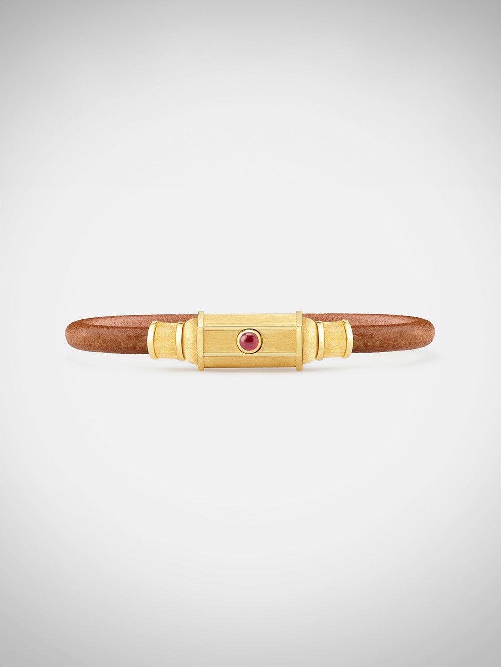 BRACELET LOCKET LASSO RUBIS