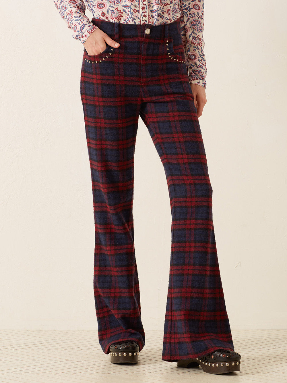 BUNNY BERRY PLAID PANTS