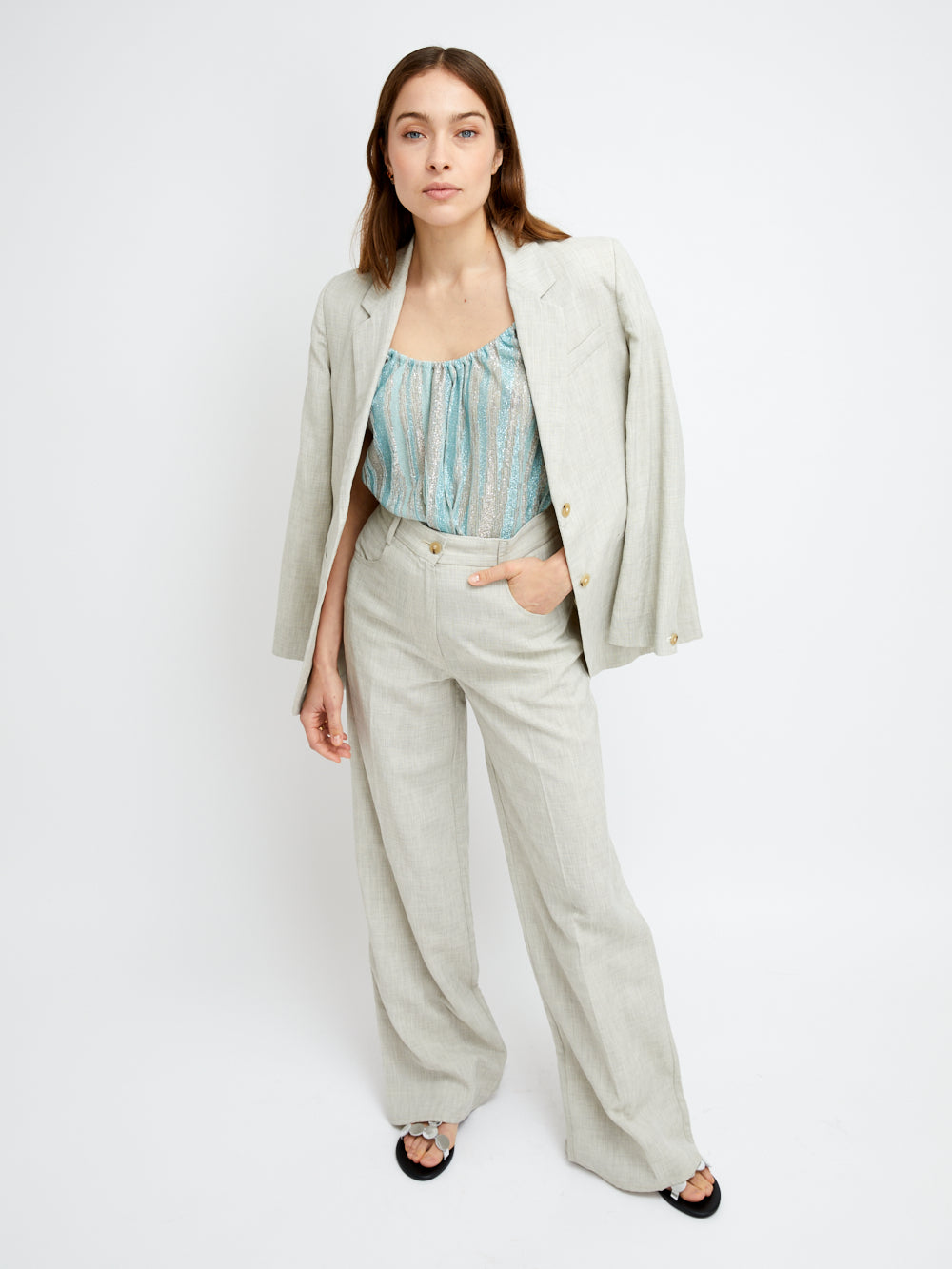 MADREPERLA LINEN PANTS