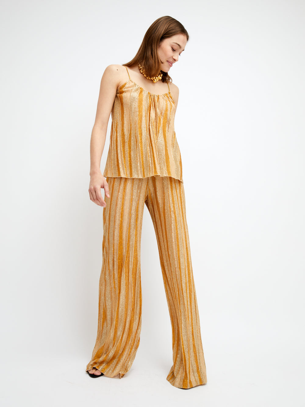 PANTALON VAGUE FLARE GOLD