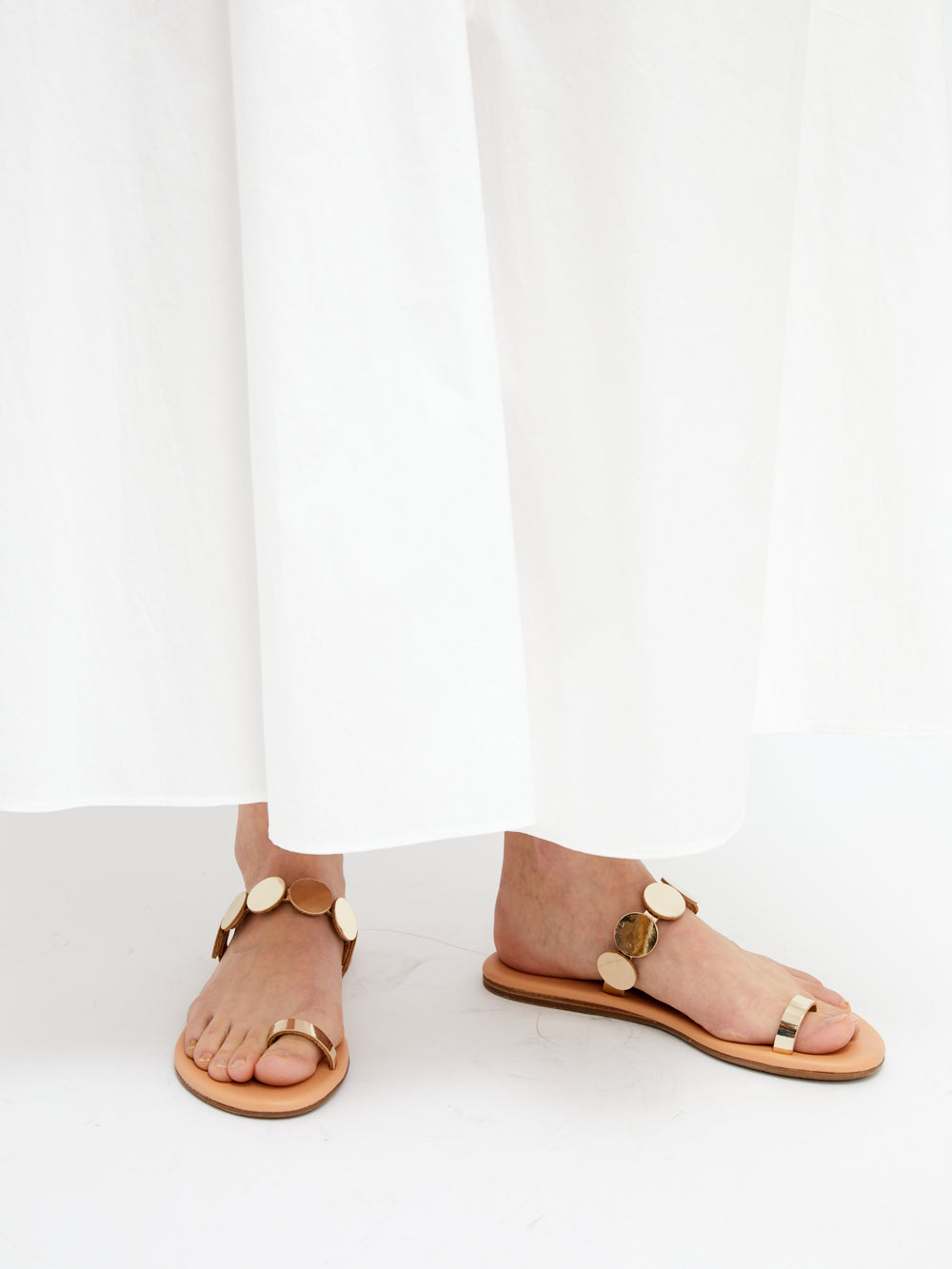 CALISTO GOLD SANDALS