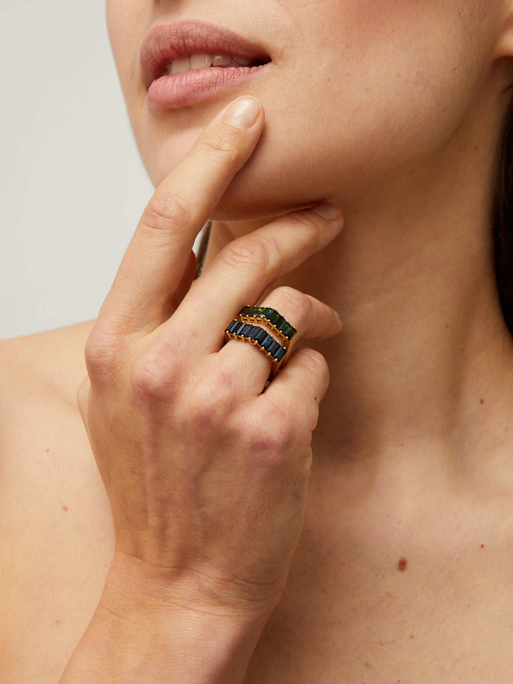 SAPPHIRE "6" RING