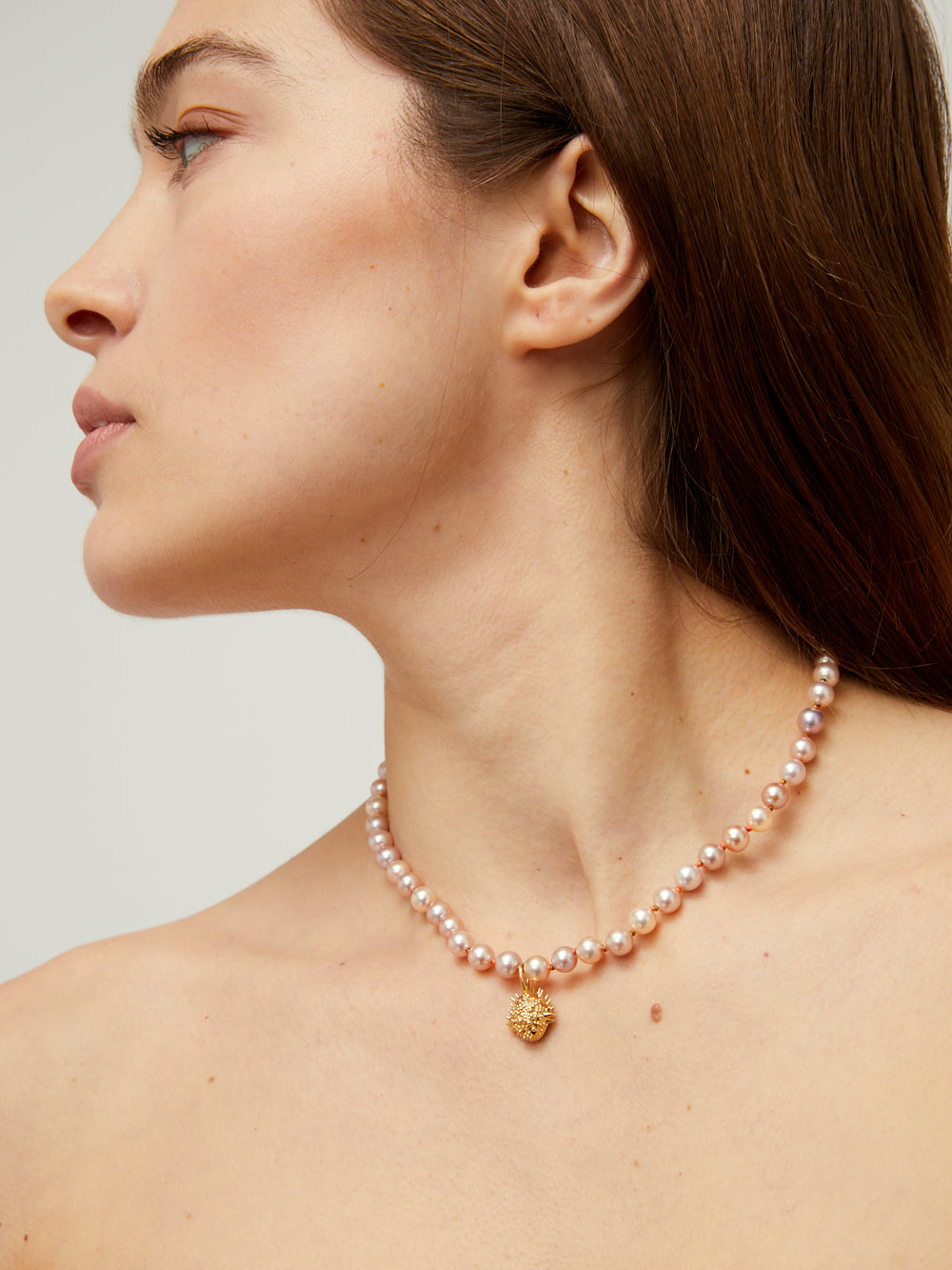 SEA URCHIN PENDANT NECKLACE