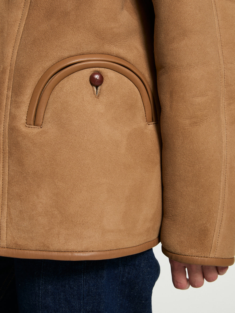 TATOOSH SHEARLING CAMEL COAT