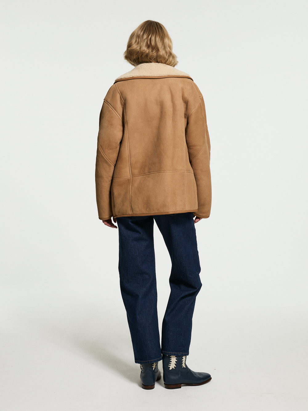 TATOOSH SHEARLING CAMEL COAT