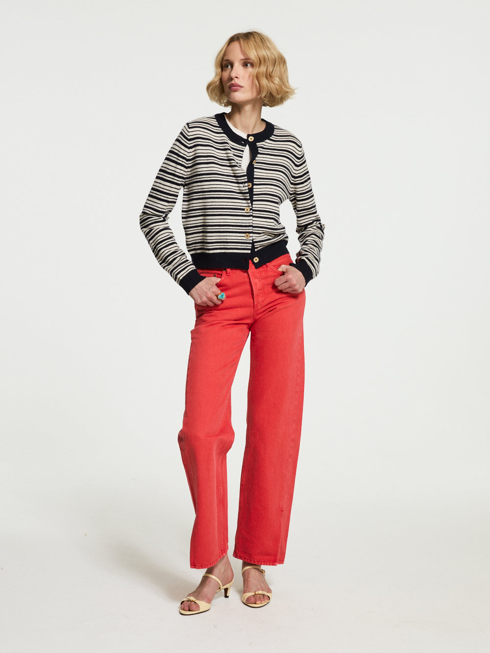 Suzi Stripes Cardigan