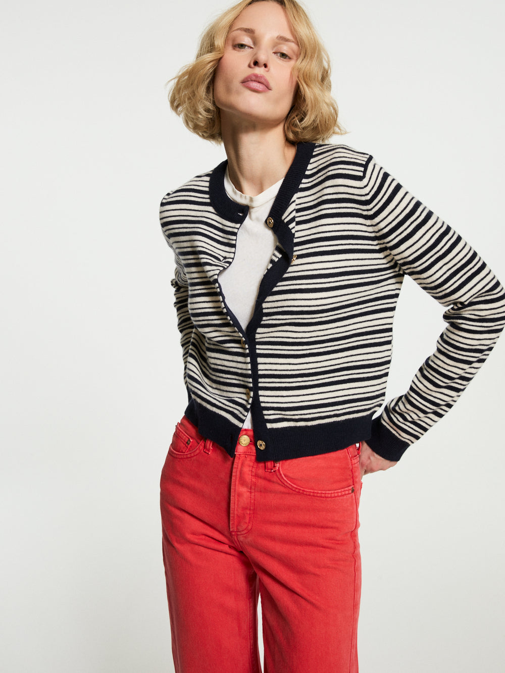 Suzi Stripes Cardigan