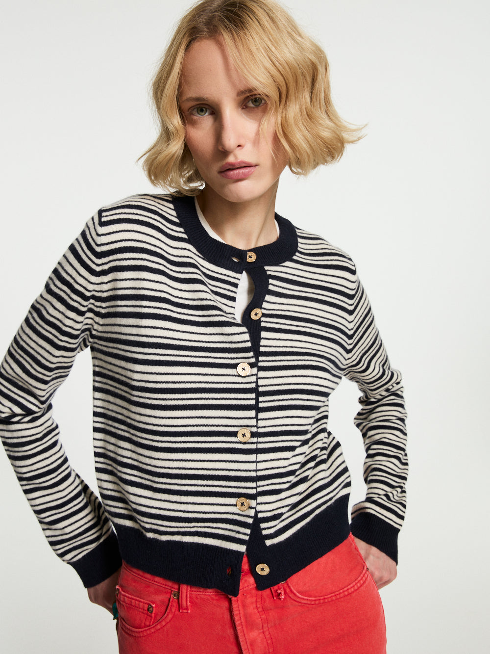 Suzi Stripes Cardigan