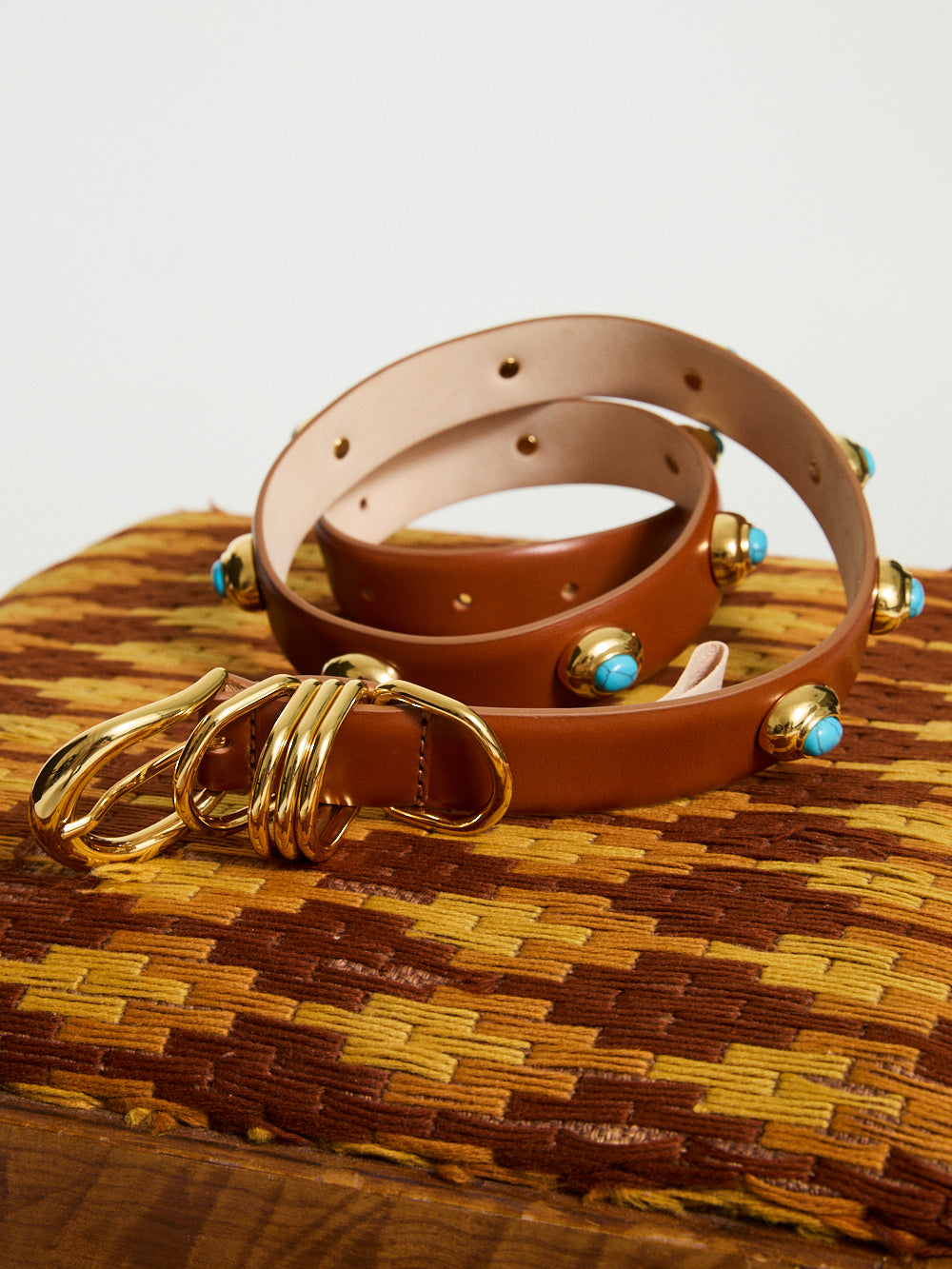CEINTURE HOLLYHOCK STONE TURQUOISE