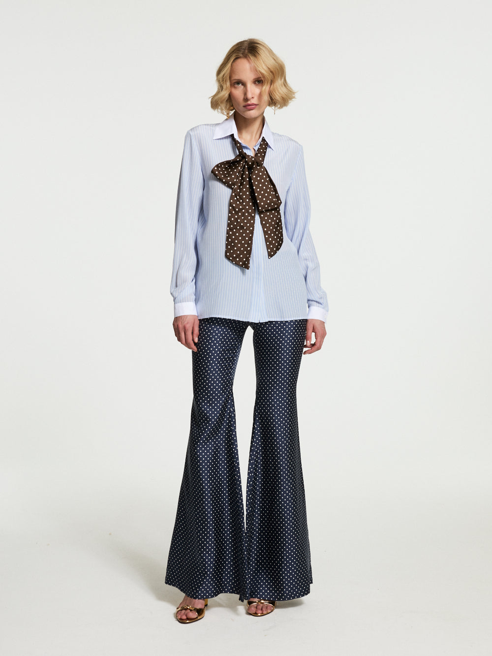ZAOUA NAVY BLUE TROUSERS
