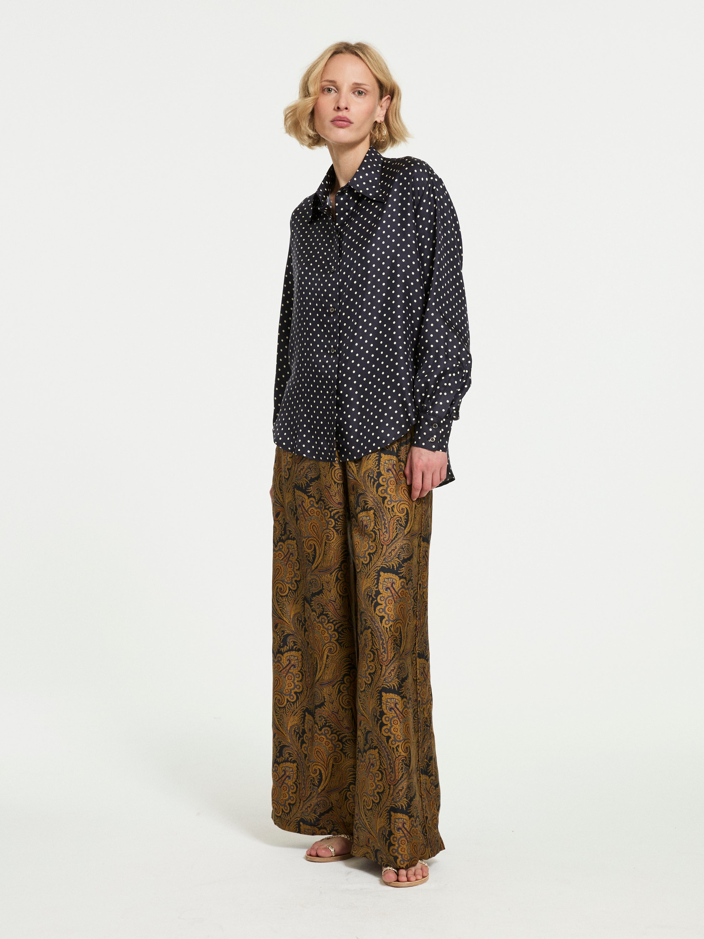 CHEMISE BROOKS À POIS