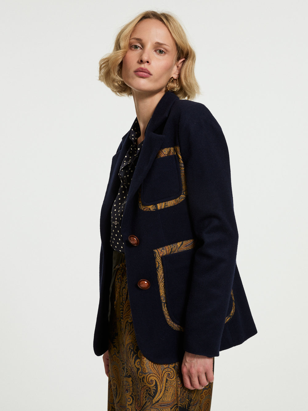 Patched Pocket Blazer