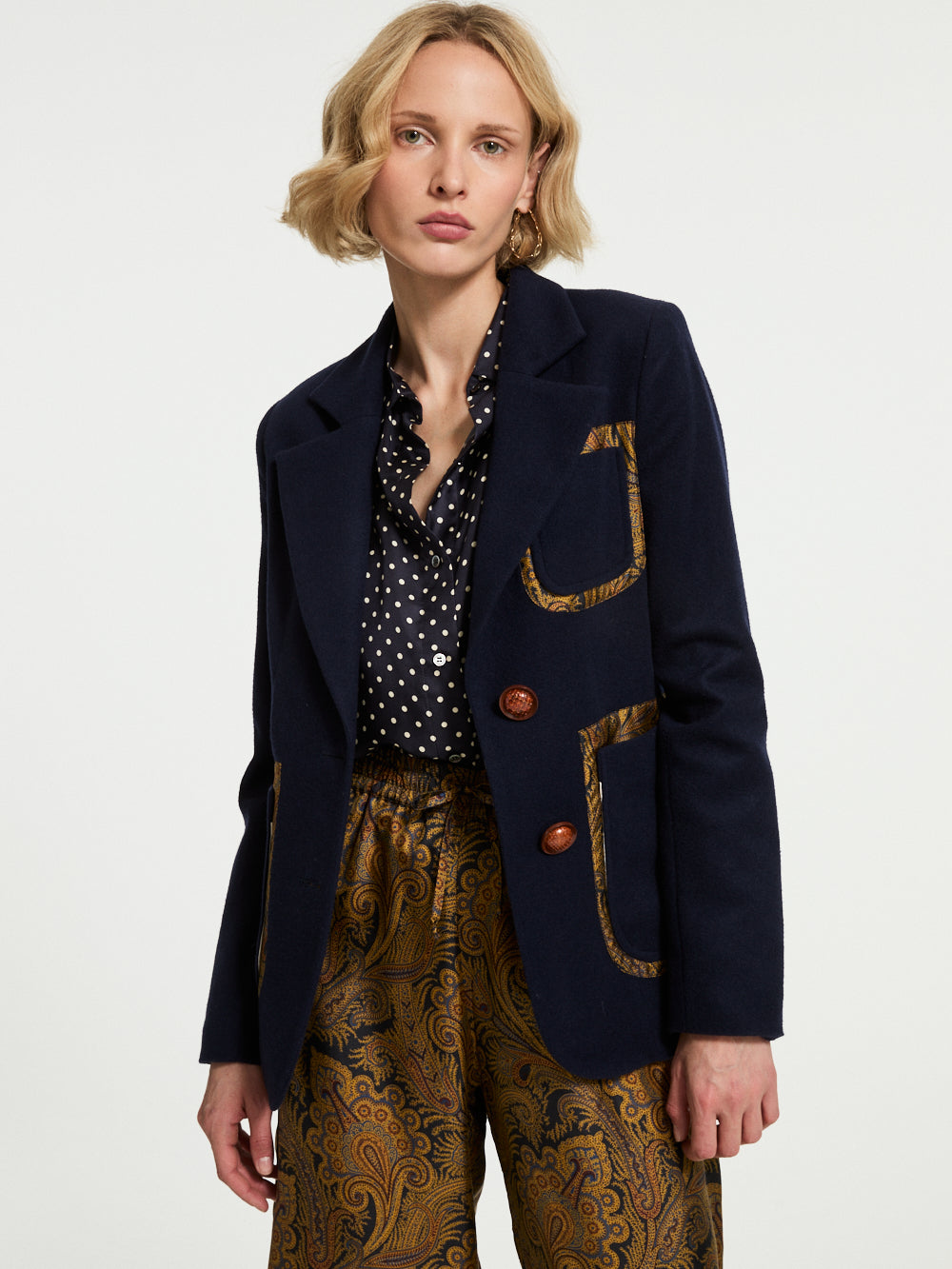 Patched Pocket Blazer
