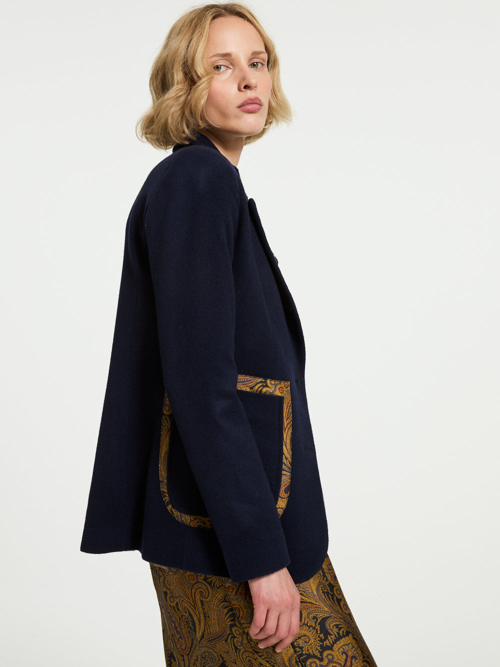 Patched Pocket Blazer
