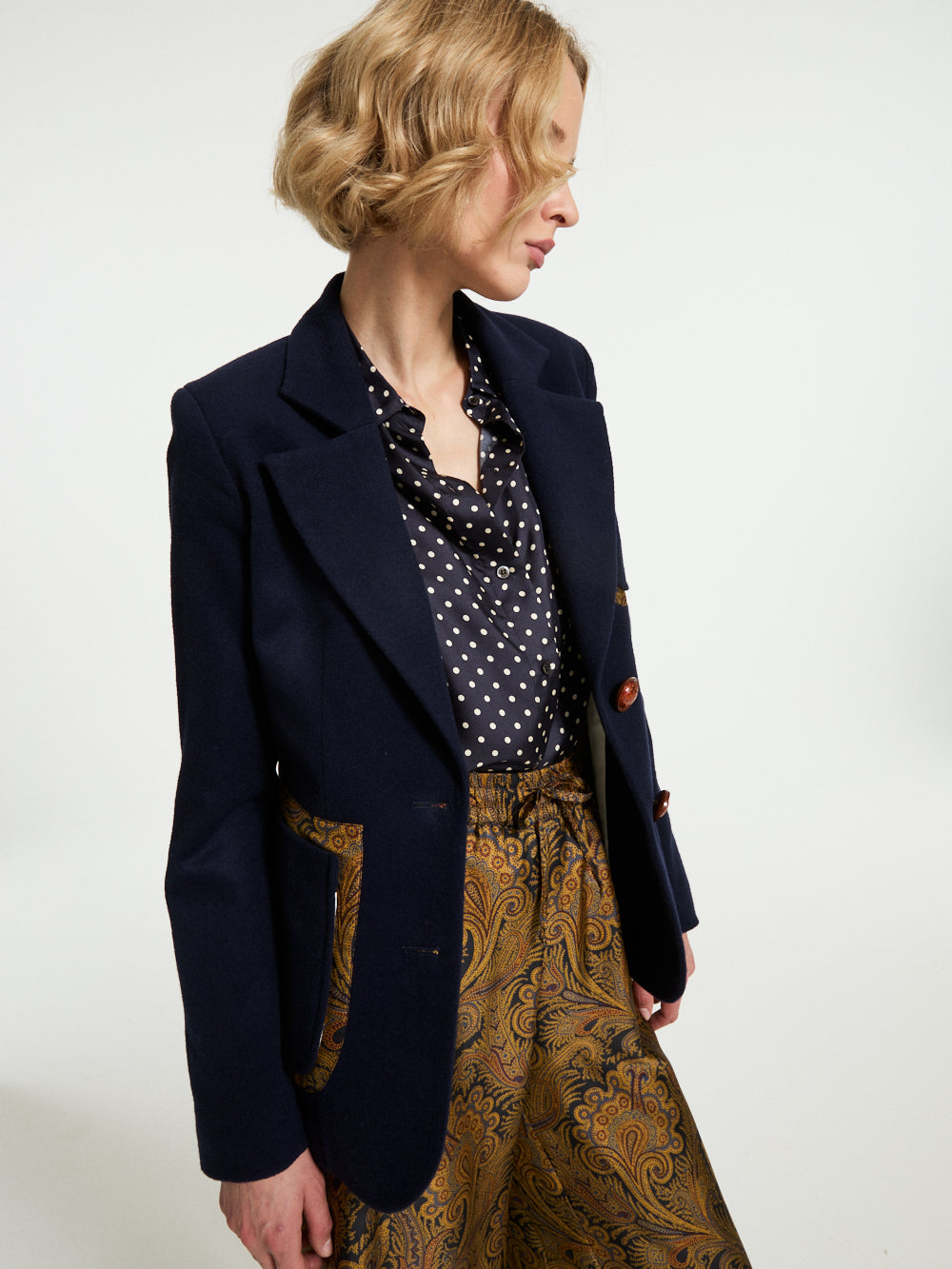 Patched Pocket Blazer