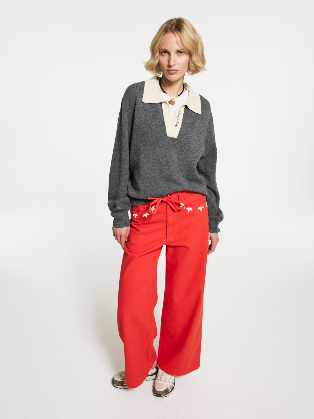 PANTALON VEGAS ROUGE
