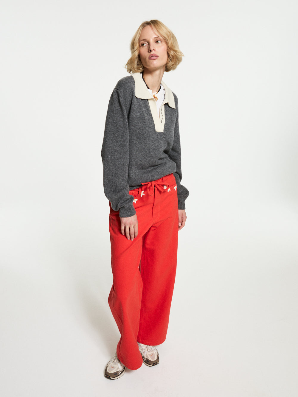 PANTALON VEGAS ROUGE