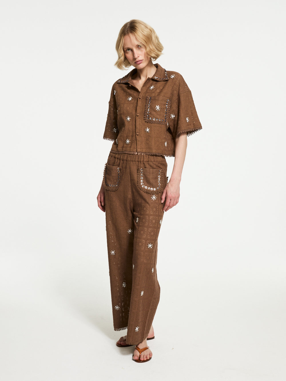 PANTALON CRYSTAL BROWN