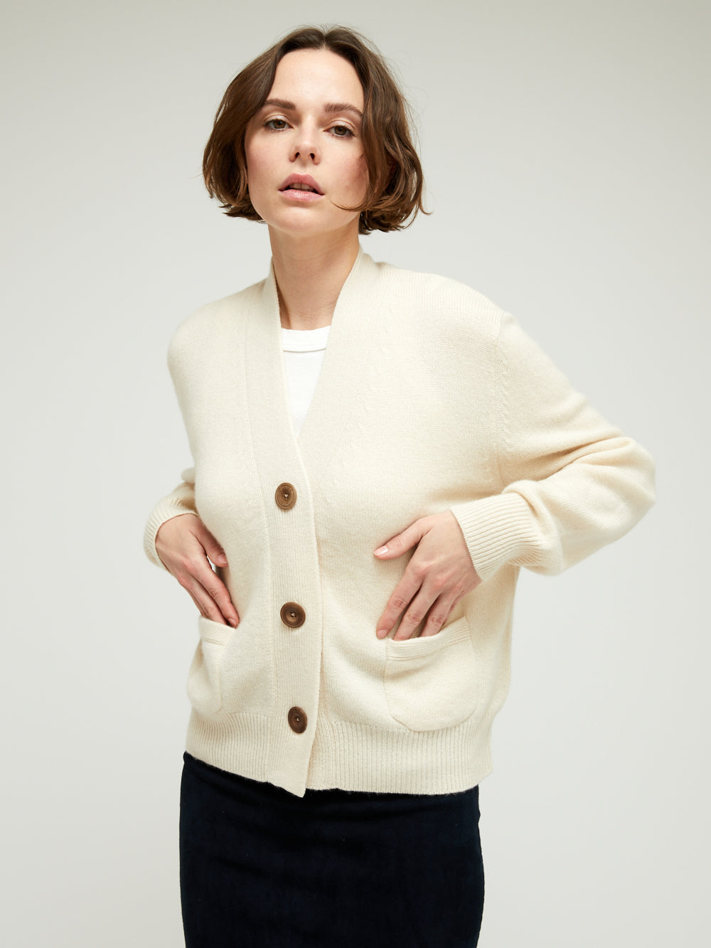 CARDIGAN LOU ANTIQUE WHITE