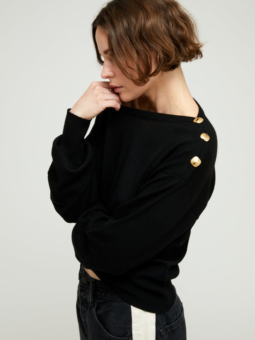 BLACK NICO SWEATER