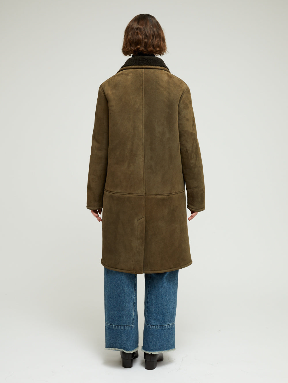 MANTEAU TRINTIGNANT PEAU LAINÉE