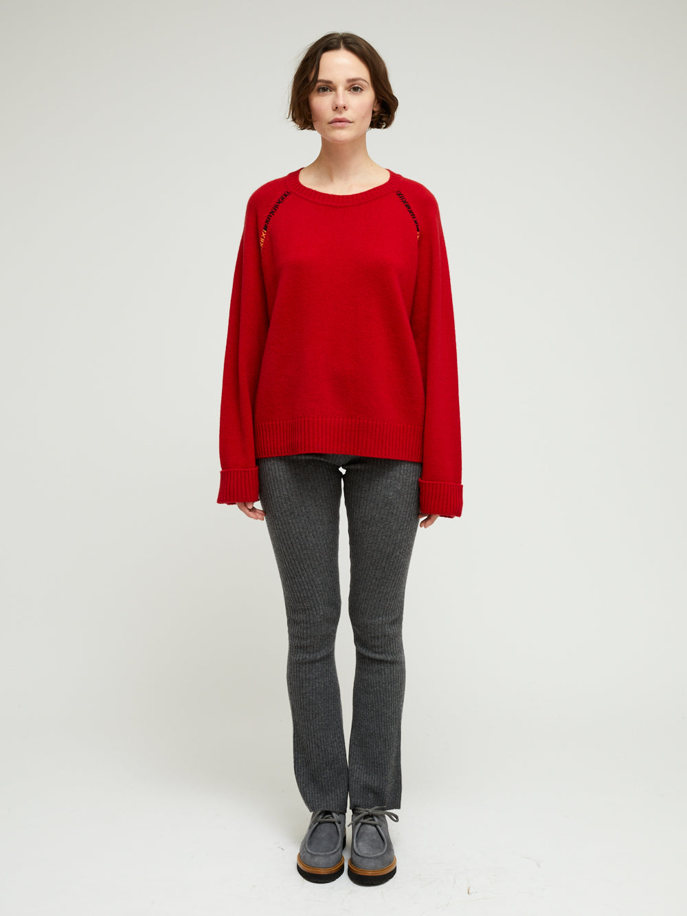 SUN RED CASHMERE SWEATER