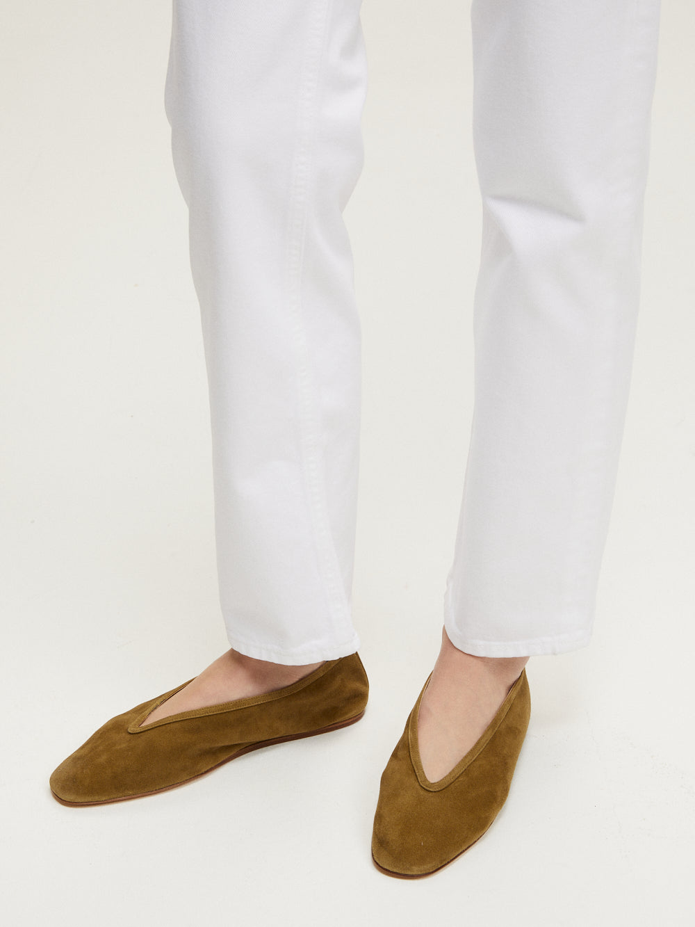 PEPE LUNA SUEDE BALLERINAS