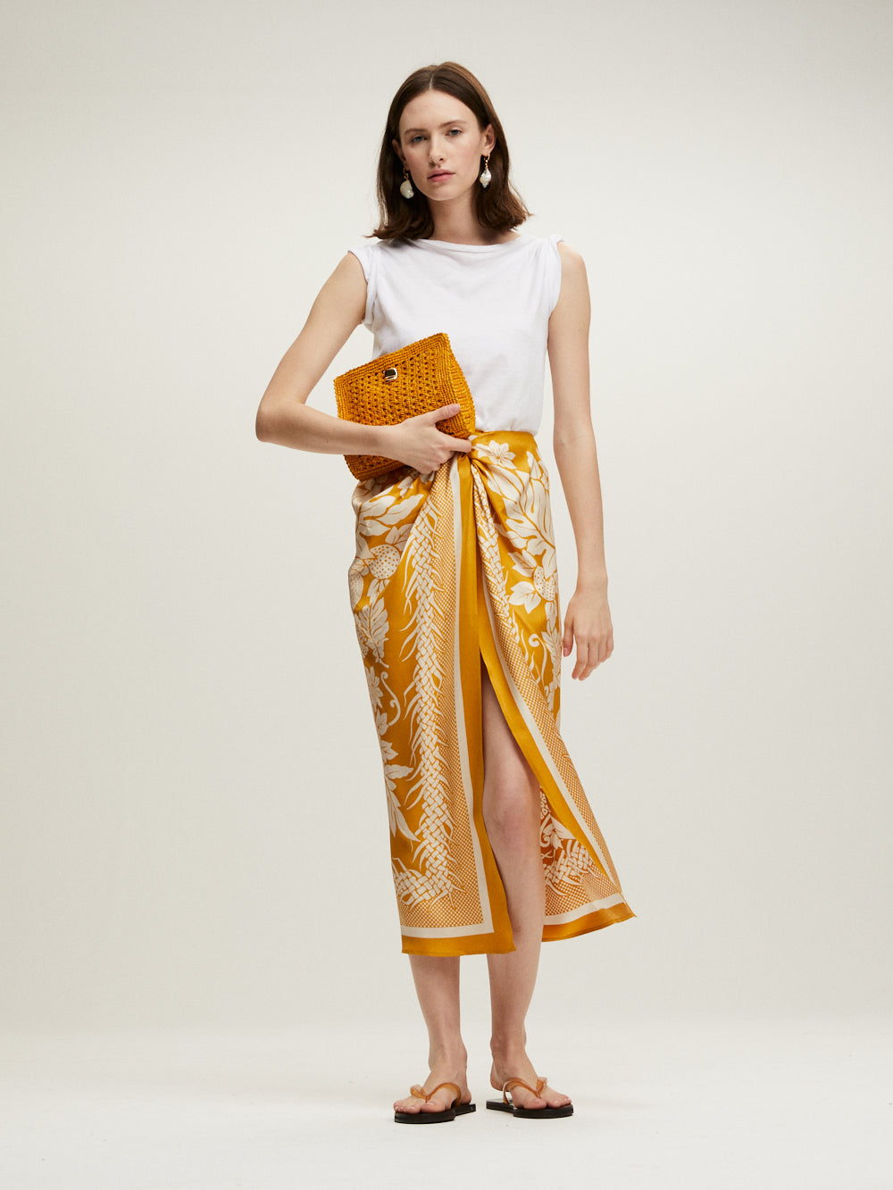 POCHETTE LES CANOUBIERS SAFRAN