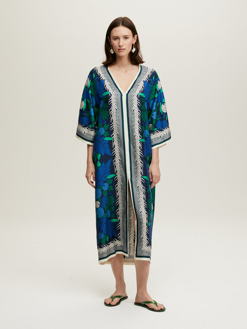 NAVY BLUE LAMOUR KAFTAN