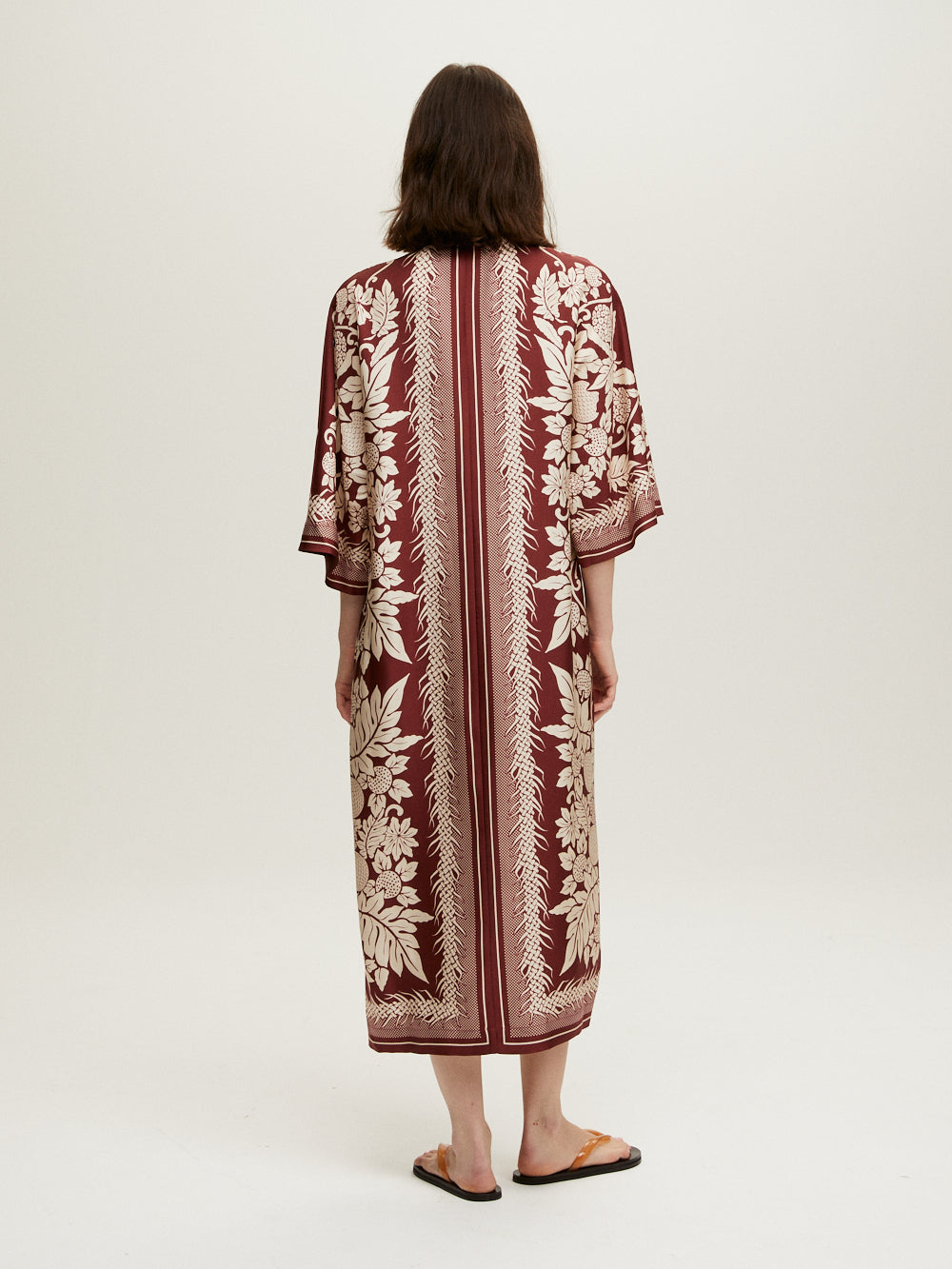 LAMOUR BORDEAUX KAFTAN
