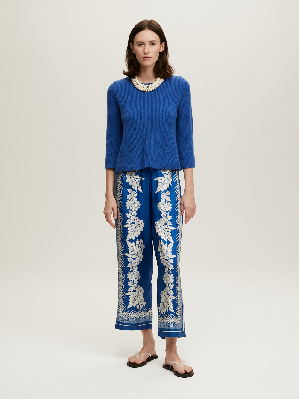 LAMOUR NAVY BLUE PANTS