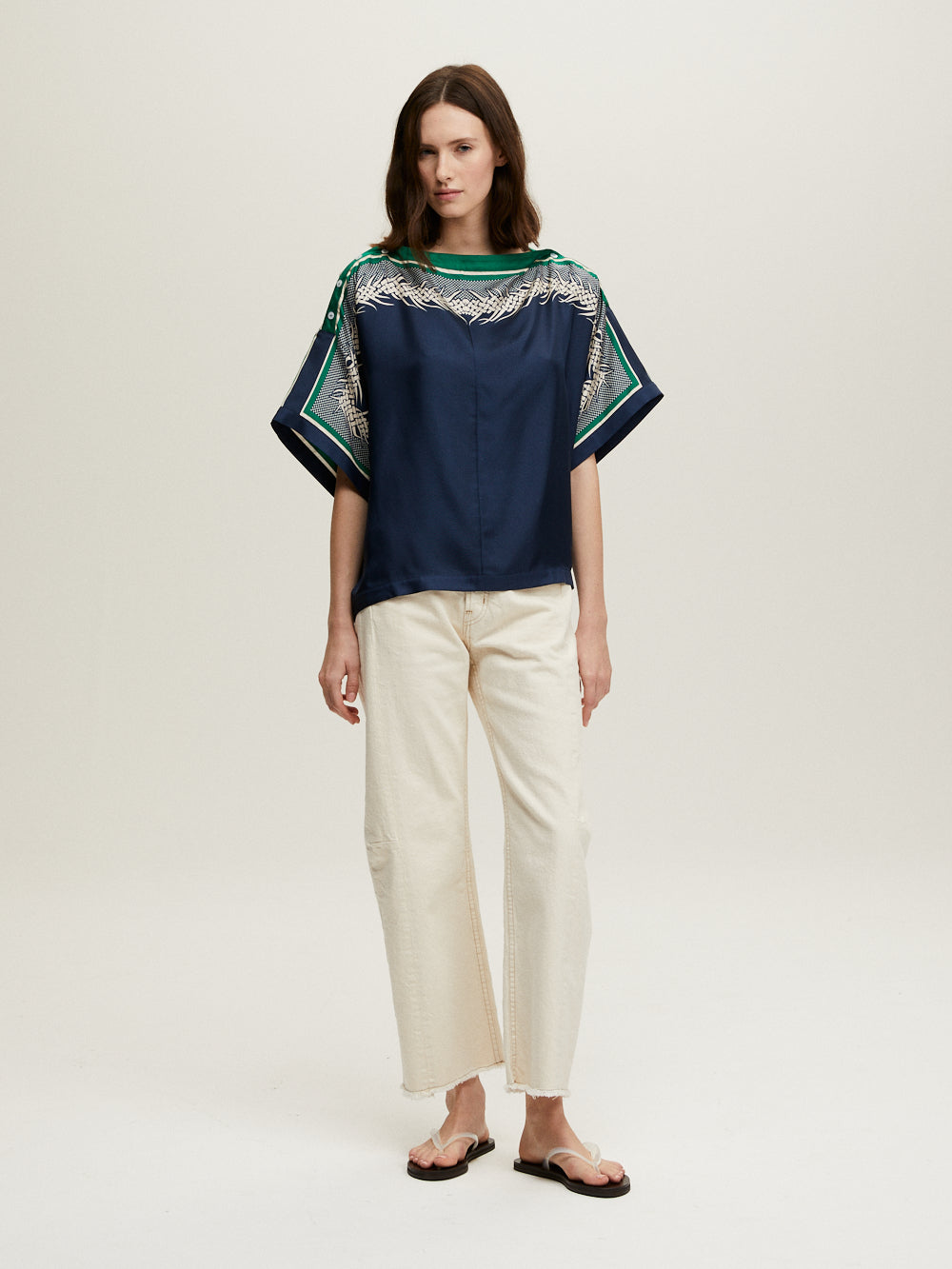 TOP LAMOUR BLUE & GREEN