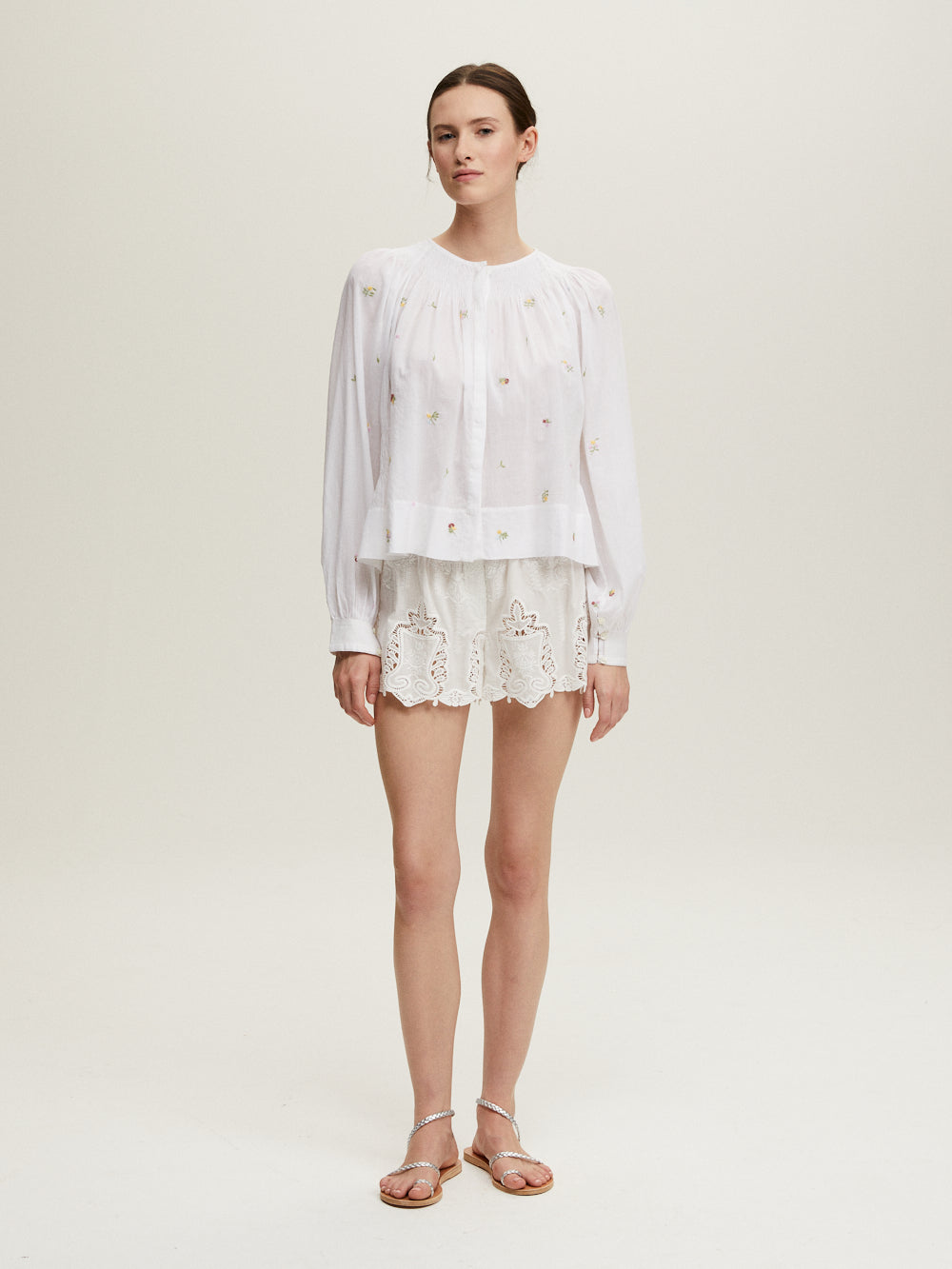 MARGOT CHIKANKAARI MULT BLOUSE